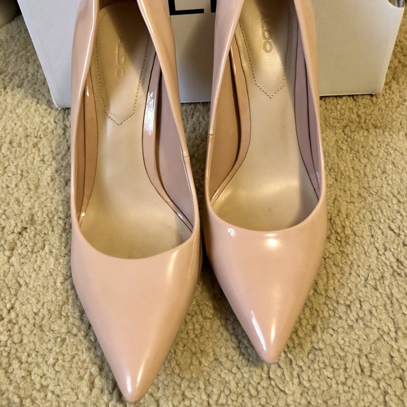 Aldo Stessy Nude Heels - Picture 5 of 6